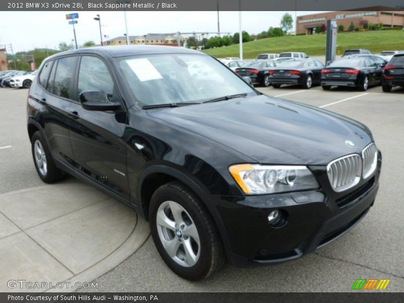 Front 3/4 View of 2012 X3 xDrive 28i