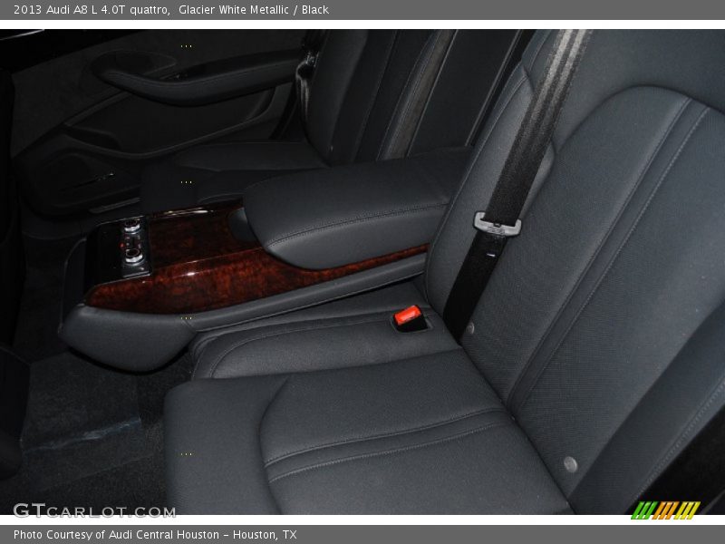 Glacier White Metallic / Black 2013 Audi A8 L 4.0T quattro