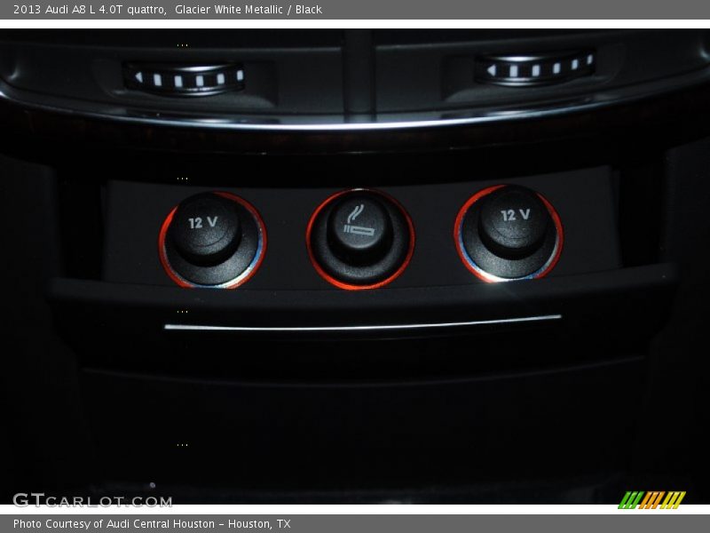 Glacier White Metallic / Black 2013 Audi A8 L 4.0T quattro