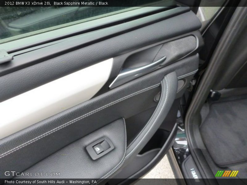 Black Sapphire Metallic / Black 2012 BMW X3 xDrive 28i