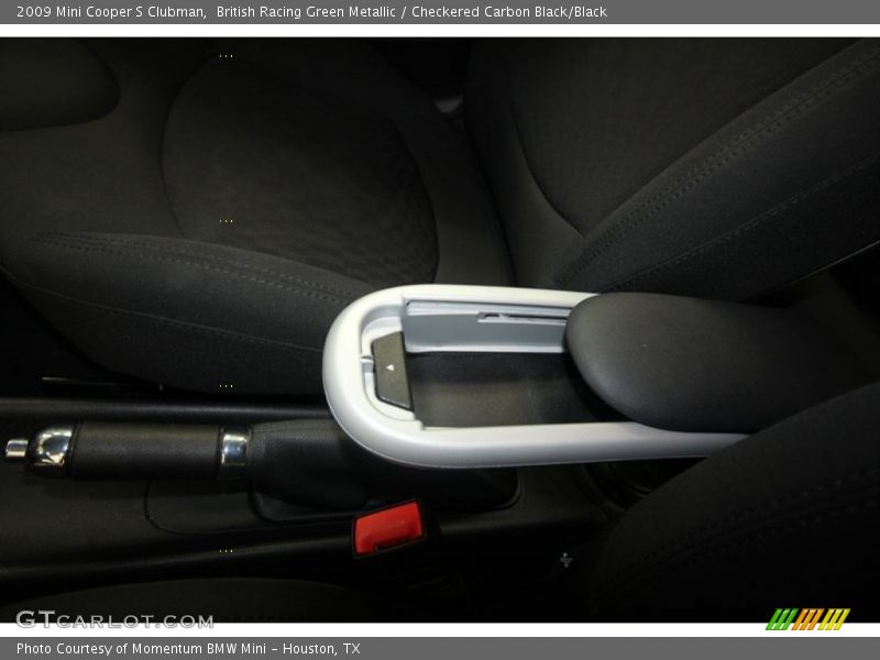 British Racing Green Metallic / Checkered Carbon Black/Black 2009 Mini Cooper S Clubman