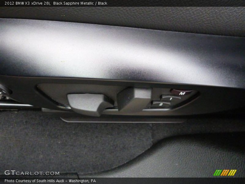 Black Sapphire Metallic / Black 2012 BMW X3 xDrive 28i