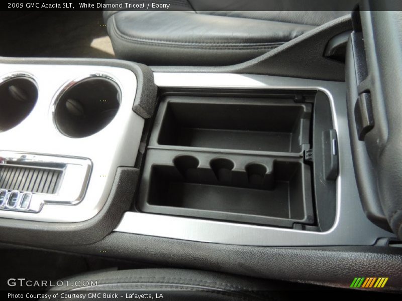 White Diamond Tricoat / Ebony 2009 GMC Acadia SLT