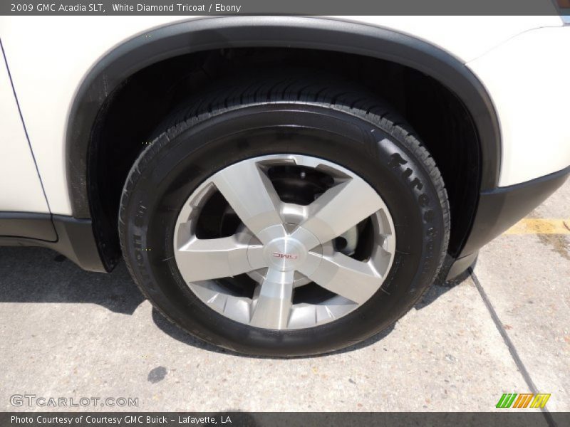 White Diamond Tricoat / Ebony 2009 GMC Acadia SLT