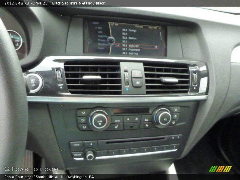 Controls of 2012 X3 xDrive 28i