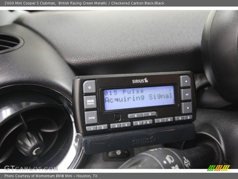 British Racing Green Metallic / Checkered Carbon Black/Black 2009 Mini Cooper S Clubman