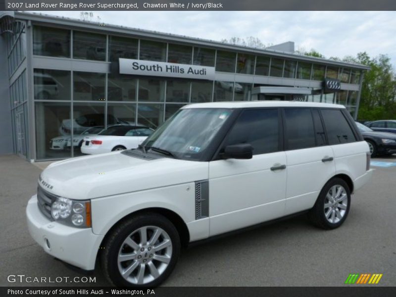 Chawton White / Ivory/Black 2007 Land Rover Range Rover Supercharged