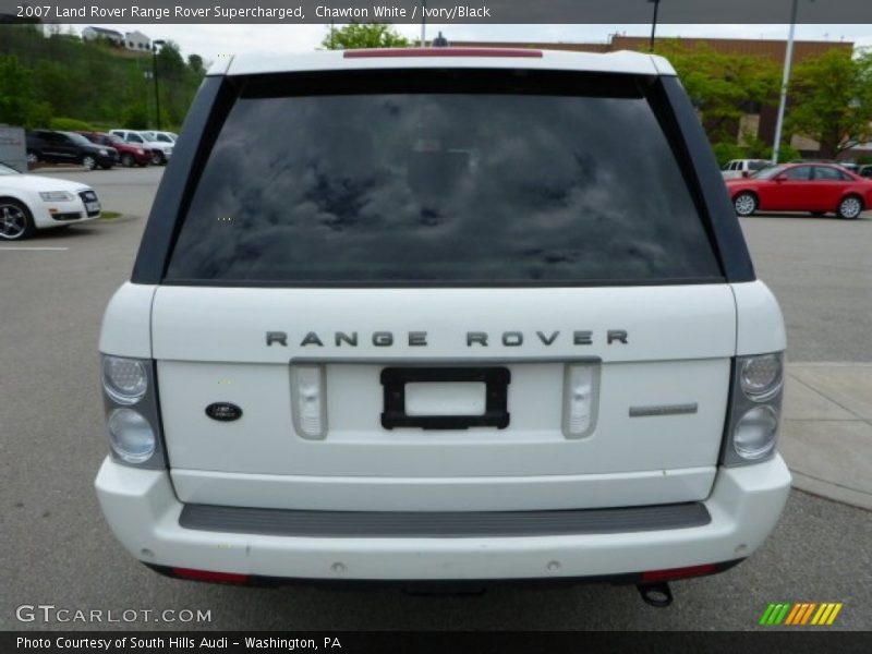 Chawton White / Ivory/Black 2007 Land Rover Range Rover Supercharged
