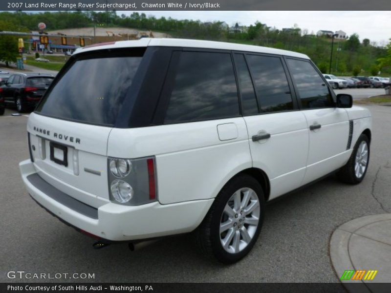 Chawton White / Ivory/Black 2007 Land Rover Range Rover Supercharged