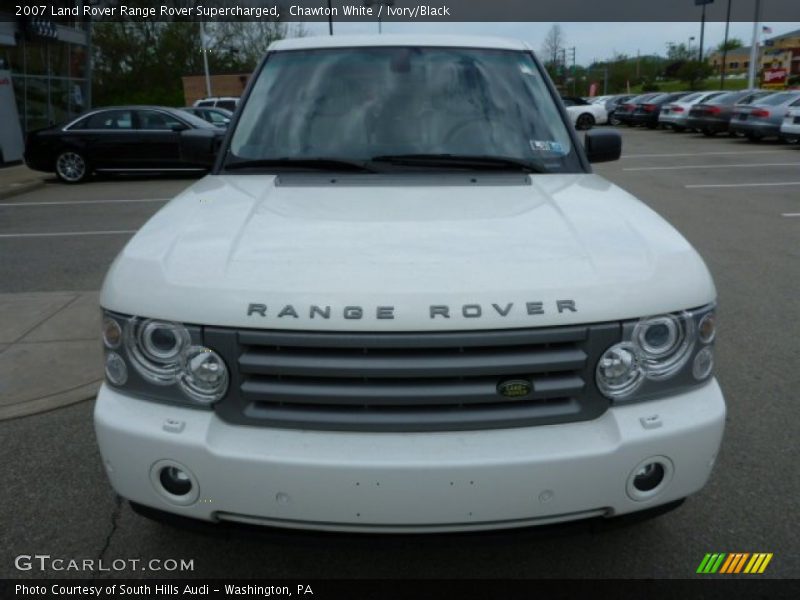Chawton White / Ivory/Black 2007 Land Rover Range Rover Supercharged