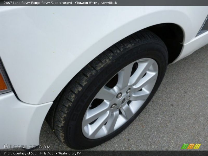 Chawton White / Ivory/Black 2007 Land Rover Range Rover Supercharged