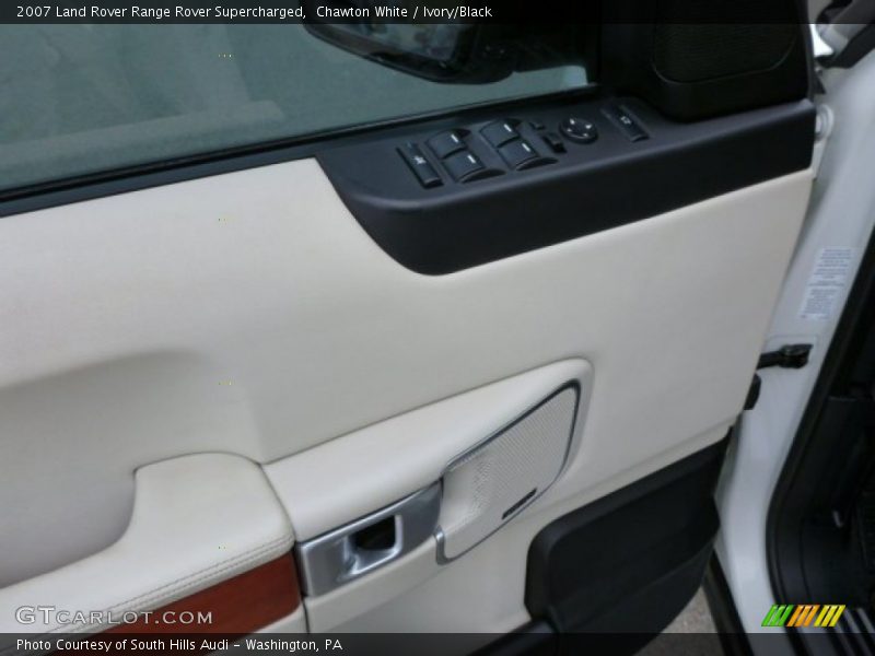 Chawton White / Ivory/Black 2007 Land Rover Range Rover Supercharged