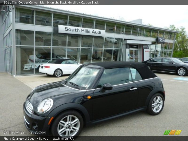 Midnight Black Metallic / Carbon Black 2011 Mini Cooper Convertible