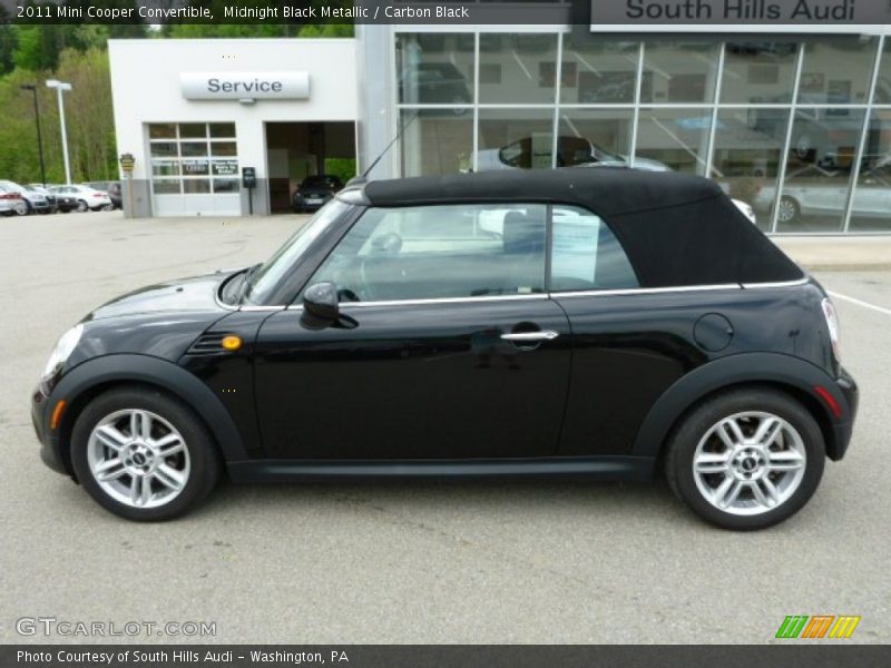 Midnight Black Metallic / Carbon Black 2011 Mini Cooper Convertible