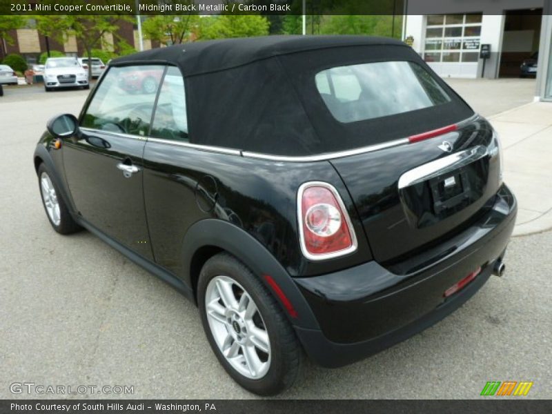 Midnight Black Metallic / Carbon Black 2011 Mini Cooper Convertible