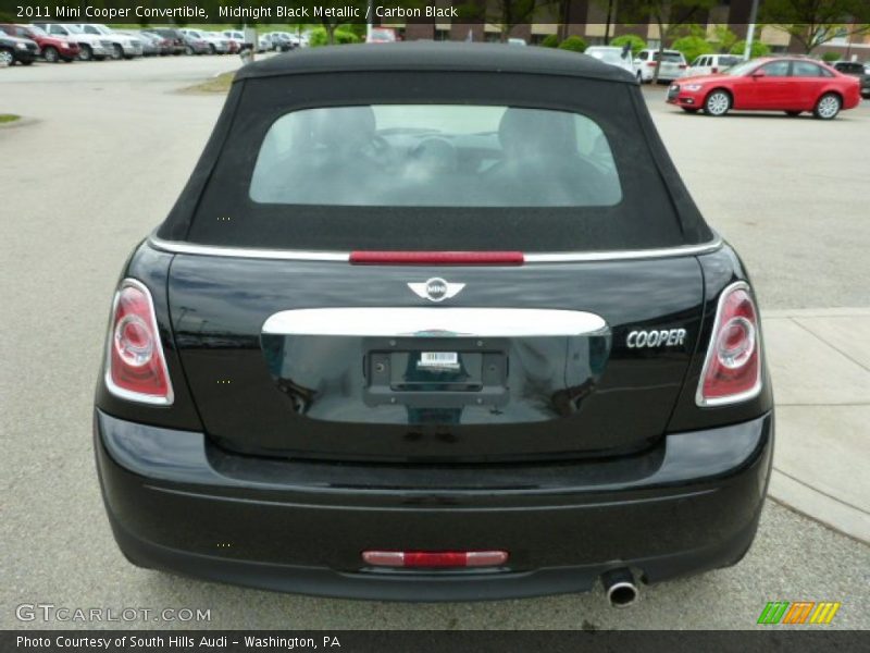 Midnight Black Metallic / Carbon Black 2011 Mini Cooper Convertible