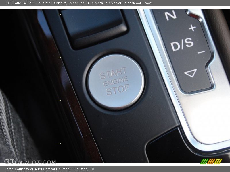 Moonlight Blue Metallic / Velvet Beige/Moor Brown 2013 Audi A5 2.0T quattro Cabriolet