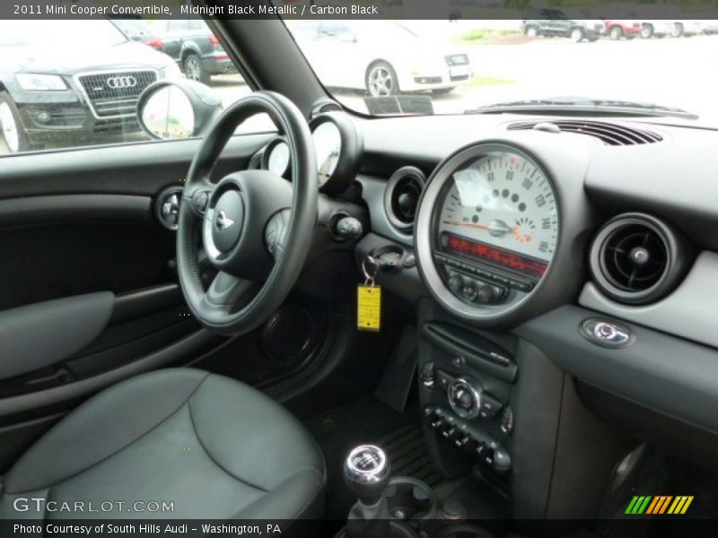Midnight Black Metallic / Carbon Black 2011 Mini Cooper Convertible