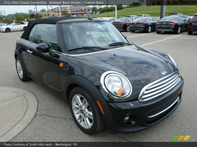 Midnight Black Metallic / Carbon Black 2011 Mini Cooper Convertible