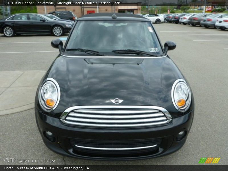 Midnight Black Metallic / Carbon Black 2011 Mini Cooper Convertible