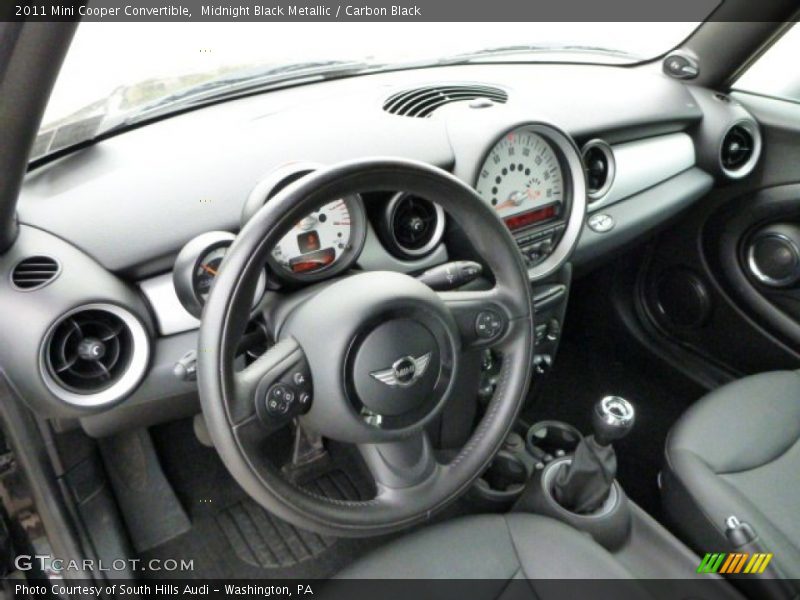 Midnight Black Metallic / Carbon Black 2011 Mini Cooper Convertible