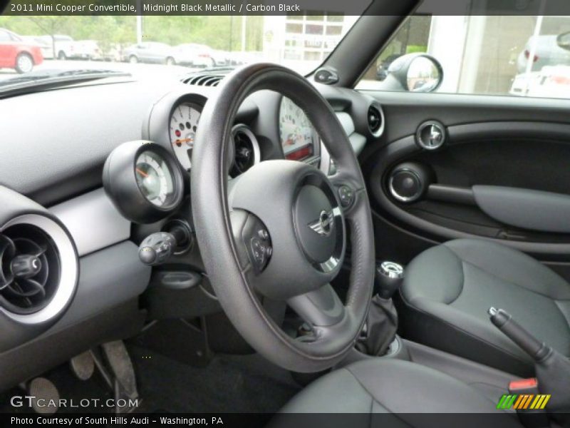 Midnight Black Metallic / Carbon Black 2011 Mini Cooper Convertible