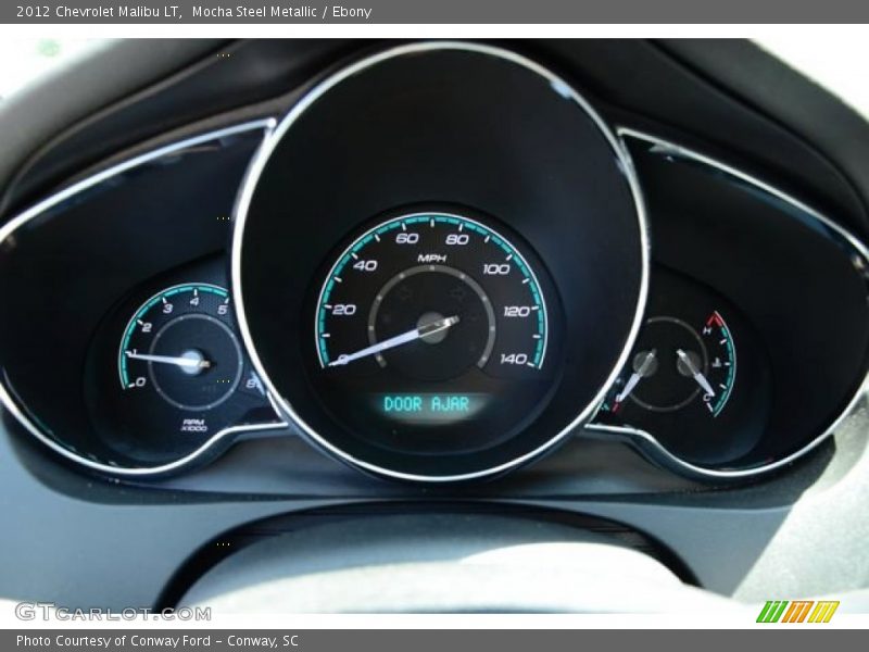 Mocha Steel Metallic / Ebony 2012 Chevrolet Malibu LT