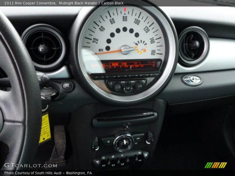 Midnight Black Metallic / Carbon Black 2011 Mini Cooper Convertible