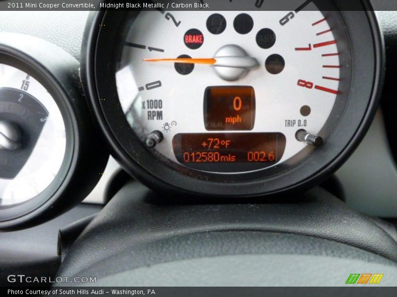 Midnight Black Metallic / Carbon Black 2011 Mini Cooper Convertible
