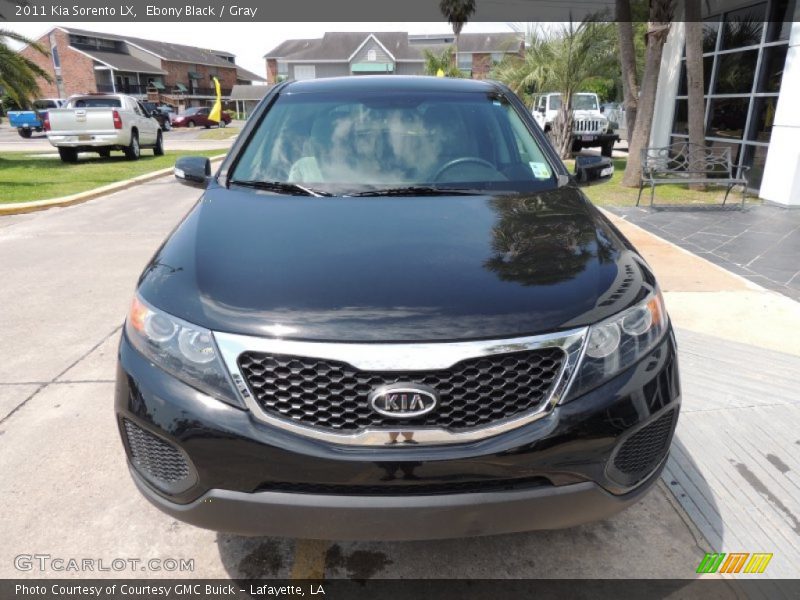 Ebony Black / Gray 2011 Kia Sorento LX