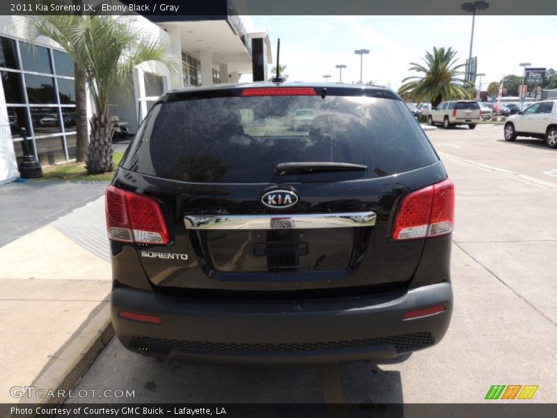 Ebony Black / Gray 2011 Kia Sorento LX