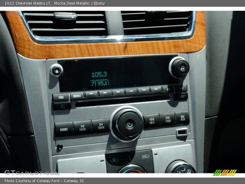 Mocha Steel Metallic / Ebony 2012 Chevrolet Malibu LT