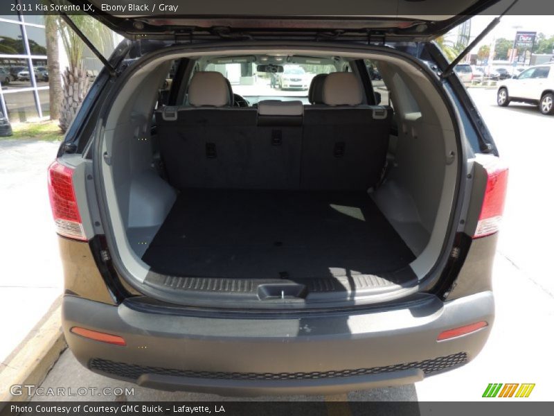 Ebony Black / Gray 2011 Kia Sorento LX