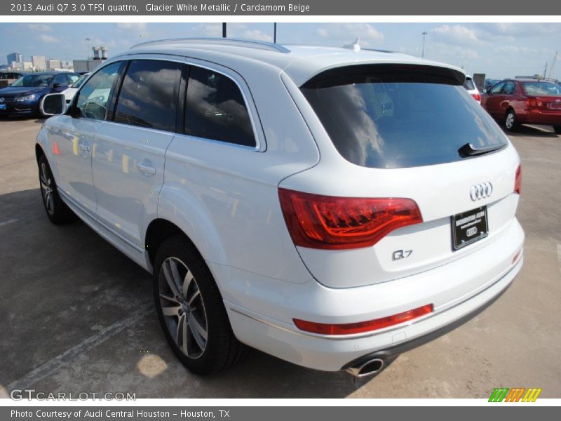 Glacier White Metallic / Cardamom Beige 2013 Audi Q7 3.0 TFSI quattro