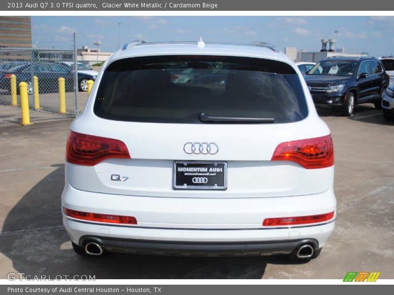 Glacier White Metallic / Cardamom Beige 2013 Audi Q7 3.0 TFSI quattro