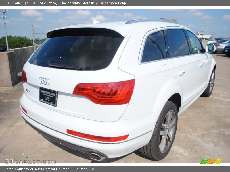 Glacier White Metallic / Cardamom Beige 2013 Audi Q7 3.0 TFSI quattro