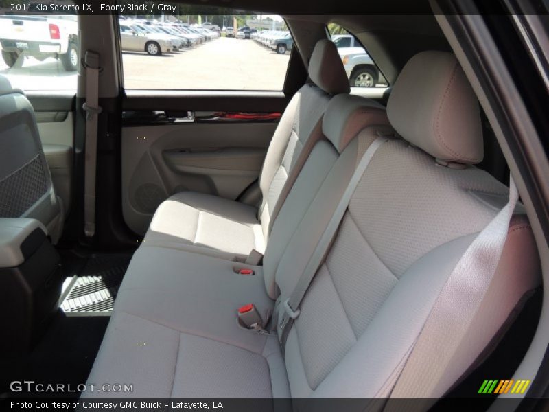 Ebony Black / Gray 2011 Kia Sorento LX