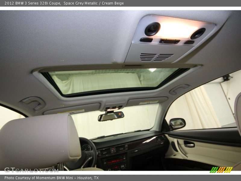 Space Grey Metallic / Cream Beige 2012 BMW 3 Series 328i Coupe