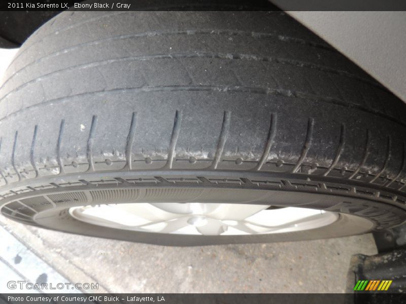 Ebony Black / Gray 2011 Kia Sorento LX