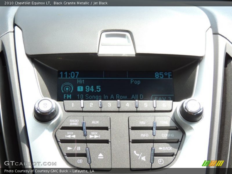 Black Granite Metallic / Jet Black 2010 Chevrolet Equinox LT