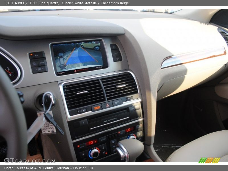 Glacier White Metallic / Cardamom Beige 2013 Audi Q7 3.0 S Line quattro