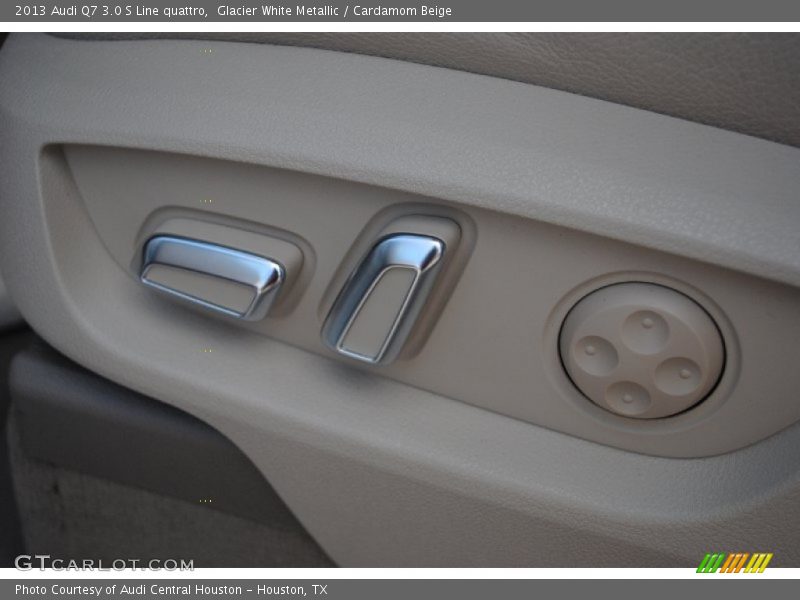 Glacier White Metallic / Cardamom Beige 2013 Audi Q7 3.0 S Line quattro