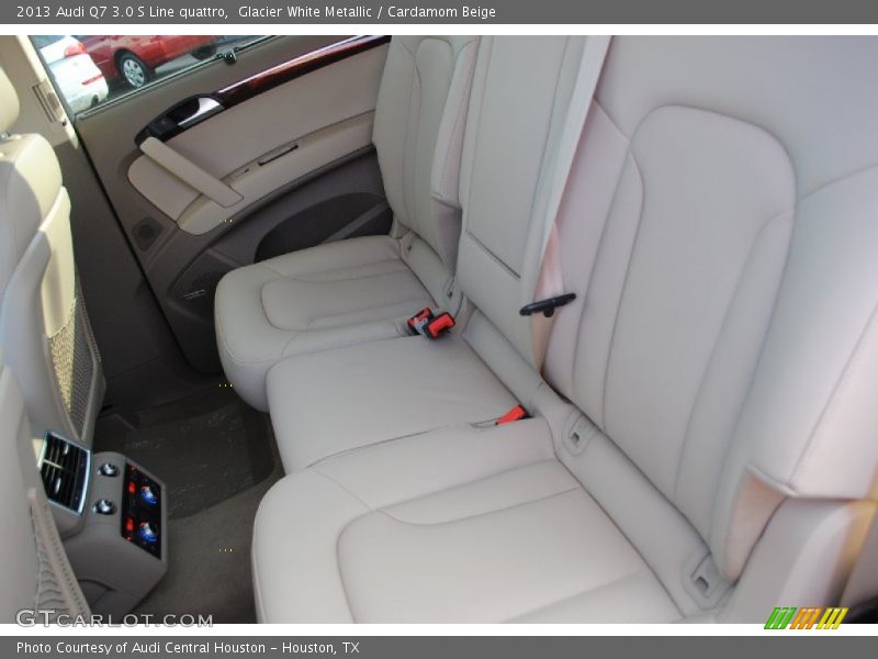 Glacier White Metallic / Cardamom Beige 2013 Audi Q7 3.0 S Line quattro