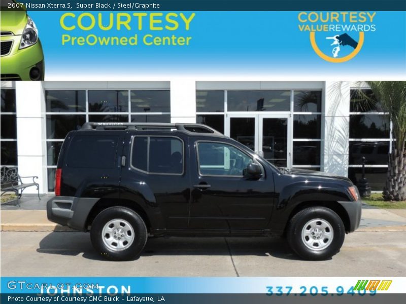 Super Black / Steel/Graphite 2007 Nissan Xterra S