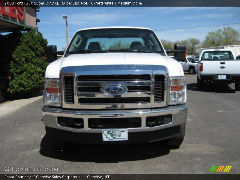 Oxford White / Medium Stone 2008 Ford F350 Super Duty XLT SuperCab 4x4