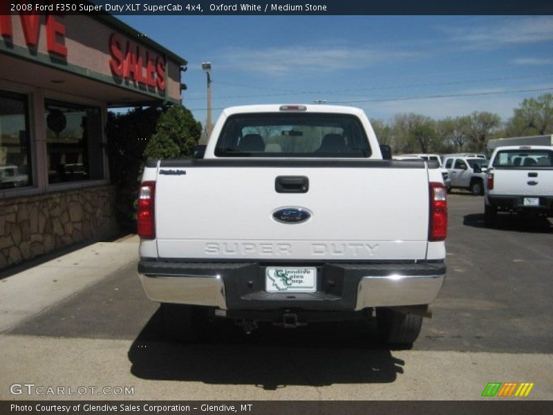 Oxford White / Medium Stone 2008 Ford F350 Super Duty XLT SuperCab 4x4