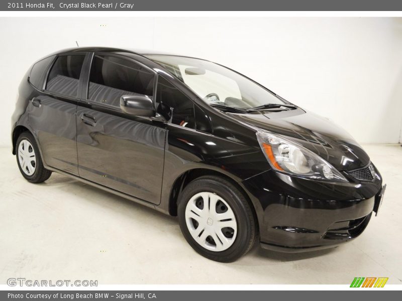 Crystal Black Pearl / Gray 2011 Honda Fit