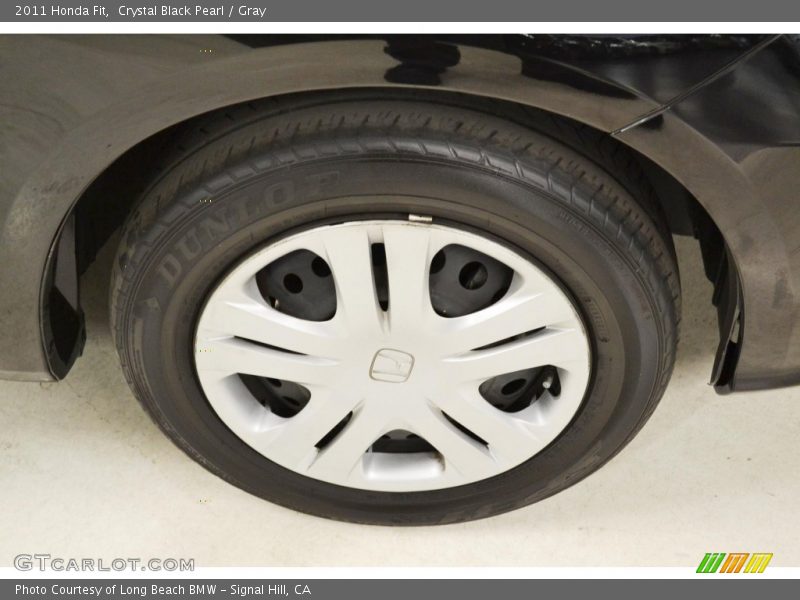 Crystal Black Pearl / Gray 2011 Honda Fit
