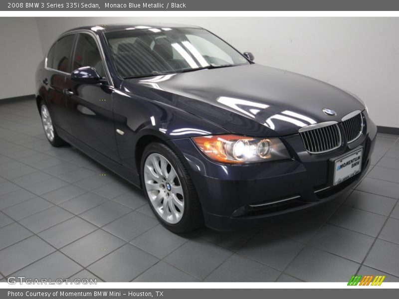 Monaco Blue Metallic / Black 2008 BMW 3 Series 335i Sedan