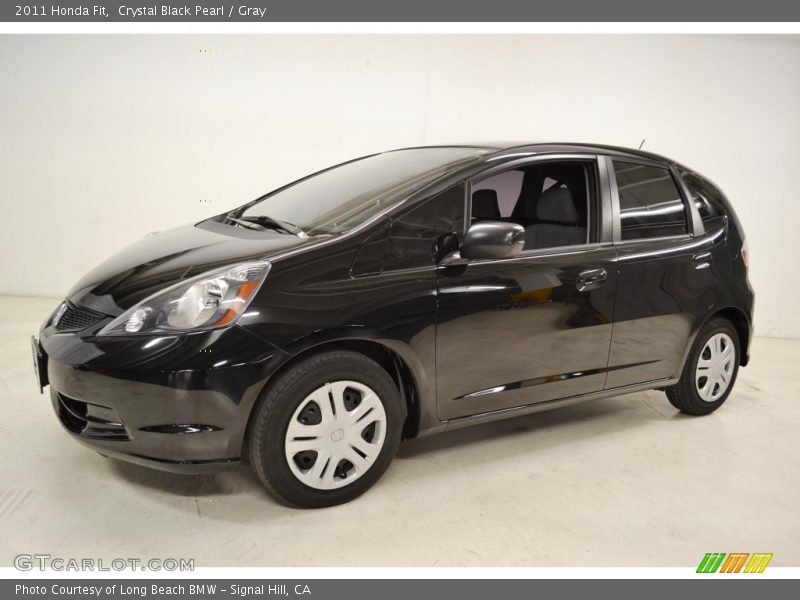 Crystal Black Pearl / Gray 2011 Honda Fit
